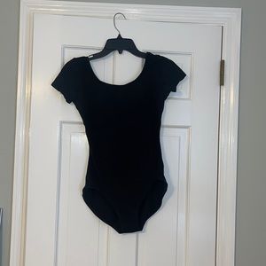 Black Capezio dance leotard